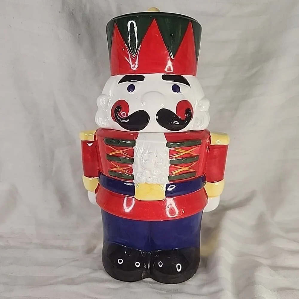 Christmas Village Nutcracker Cookie Jar Target Taiwan 12
